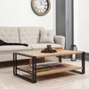 Image de Skye Decor, Cosmo- Cosmo RectusSPH, pin atlantique, tables basses, 40x110x70 cm, 100% panneau de particules mélaminé