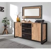 Image de Skye Decor, Cosmo Rio, console, pin atlantique, 100 % PANNEAUX DE SPANCE REVÊTUS DE MÉLAMINE, 160 x 45 x 80 cm