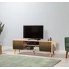 Image de Skye Decor, Truva-220, meuble TV, chêne Sonoma, panneaux de particules 100 % mélaminés, 140 x 40 x 50 cm
