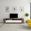 Image de Skye Decor, Sosruko- Sosruko ZNA, couleur noyer,,Blanc, armoires TV, 35x155x35 cm, panneau de particules 100% mélaminé