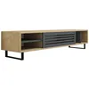 Image de Meuble Tv En Bois "safir" 160 X 40 X 35 Cm - Saphir