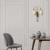 Image de Opviq, applique murale en métal, dorée et noire, 25 x 20 cm, hauteur 45 cm | 2 x E27, max. 40 W | IP20, notice de montage incluse | Design industriel élégant pour les intérieurs modernes.