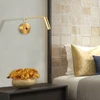 Image de Opviq, Uur - 6041, lampe murale, jaune, 10 x 27 x 15 cm