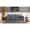 Image de Hanah Home, Bella Sofa Bed - Grey, Canapés-lits, Canapé-lit 3 places, Gris, Polyester, 208 x 85 x 81 x cm