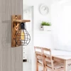 Image de Opviq, Erebos - 121-A, appliques murales, bois, bois, 16 x 16 x 30 cm