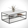 Image de Skye Decor, Etna - White, Tables basses, Blanc, Panneau de particules mélaminé, 95 x 43 x 55 cm
