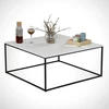 Image de Skye Decor, Poly - White, tables basses, blanc, panneau de particules de mélamine, 75 x 43 x 75 cm