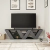 Image de Skye Decor, Ralla - Anthracite, Meubles TV, Anthracite, 158 x 40 x 30 cm