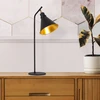 Image de Opviq, Sivani- Sivani ABY, noir,or, lampes de bureau, corps en métal