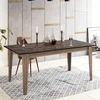 Image de Skye Decor, Lorenz- LorenzARN, couleur noyer, noir, tables basses, 76,8 x 180 x 90 cm, panneau de particules 100 % mélaminé