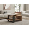 Image de Skye Decor, Ova, tables basses, chêne, panneau de particules mélaminé, 80 x 35 x 55 cm