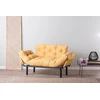 Image de Hanah Home, Nitta- FTN1245, moutarde, Canapés-lits, Cadre : 100% métal