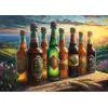 Image de Puzzle « Bouteilles de bière nostalgiques » 1000 pièces, motif rétro