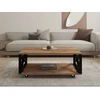 Image de Skye Decor, Refia, tables basses, pin atlantique, 98 x 33,6 x 60 cm