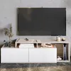 Image de Nexera Meuble Tv 100 % Mélamine Cordoba, Blanc