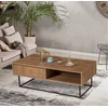 Image de Skye Decor, Dale- DaleSPH, couleur noyer,noir, tables basses, 43x120x60 cm, 100% panneau de particules mélaminé