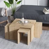 Image de Skye Decor, Ortanca - Sapphire Oak, tables basses, chêne saphir, 60 x 60 x 37 cm