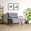 Image de Hanah Home, Sando Single - Grey, Canapés-lits, Canapé-lit 1 place, Gris, Polyester, 67 x 78 x 78 x cm