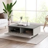 Image de Skye Decor, LV17-GT, tables basses, argent, panneau de particules de mélamine, 90 x 31,6 x 60 cm