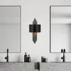 Image de Opviq, applique murale moderne en métal, noire, 75 x 10 x 22 cm | Douille E27, max. 40 W, IP20 | Notice de montage incluse | Un design industriel élégant qui s'intègre dans toutes les pièces.