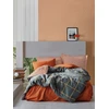 Image de L'Essentiel Linge de Maison, Stark - Cinnamon, ensemble linge de lit, cannelle, 100 % COTON RANFORCE, 240 x 220 cm