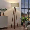 Image de Opviq, AYD-2957, lampadaires, beige, bois, 21 x 38 x 140 cm