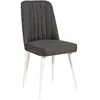 Image de Skye Decor, Stormi Sandalye Wht-Ant., chaise, blanc, panneaux de particules 100 % mélaminés, 47 x 46 x 89 cm