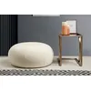 Image de Hanah Home, Tina - Bouclet White, Tabourets & banquettes, Pouf, Bouclet blanc, polyester, 55 x 35 x 55 x cm