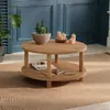 Image de Skye Decor, Roby, tables basses, pin atlantique, 70 x 43,7 x 70 cm