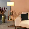Image de Opviq, AYD - 2902, lampadaires, marron clair, bois, 20 x 37 x 140 cm