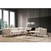 Image de Hanah Home, Como Left - Écru, Canapés d'angle, Écru, Polyester, 310 x 70 x 270 x cm