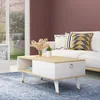 Image de Skye Decor, Delux - Sapphire, White, Couchtische, Saphir, 90 x 42,4 x 45 cm