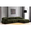 Image de Hanah Home, Bubble Green L1-O1-1R-PUF, Canapé d'angle, vert, polyester, 288 x 75 x 95 x cm