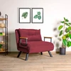 Image de Hanah Home, Sando Single - Maroon, Canapés-lits, Canapé-lit 1 place, marron, polyester, 67 x 78 x 78 x cm