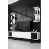 Image de Skye Decor, Black Line - White, Black, Armoires de télévision, blanc, 180 x 48 x 30 cm
