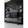 Image de Skye Decor, Chrome Line - Anthracite, Black, Meubles TV, Anthracite, 180 x 48 x 30 cm