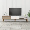 Image de Skye Decor, Milan Alt - Walnut, White, Meubles TV, noyer, 180 x 40 x 35 cm