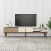 Image de Skye Decor, Milan Alt - Noyer, Crème, Meubles TV, Noyer, 180 x 40 x 35 cm
