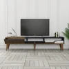 Image de Skye Decor, Milan Alt - Walnut, Anthracite, Fernsehtisch, Nussbaum, 100 % MELAMINBESCHICHICHTETETETETE SPANPLATTEN, 180 x 35 x 40 cm