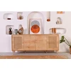 Image de Skye Decor, Hazeran, Console, 100 % panneaux recouverts de mélamine, chêne, 180 x 41 x 81 cm