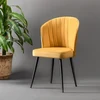 Image de Skye Decor, Rubi - Yellow, ensemble de chaises (4 pièces), jaune, 100 % MDF, 52 x 42 x 85 cm