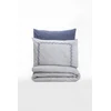 Image de L'Essentiel Linge de Maison, Nitsa - Dark Blue, ensemble linge de lit, bleu foncé, 100 % COTON RANFORCE, 240 x 220 cm