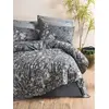 Image de L'Essentiel Linge de Maison, Comely - Anthracite, Ranforce King-Size-Bettbezug-Set (FR), Anthrazit, 100 % BAUMWOLLE RANFORCE, 240 x 220 cm