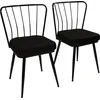 Image de Skye Decor, Yldz- Yldz 181NMB, noir, chaises de bureau, 82x43x42 cm, cadre : 100% métal