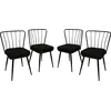 Image de Skye Decor, Yldz 943 V4, ensemble de chaises (4 pièces), noir, 100 % METAL, 43 x 42 x 82 cm