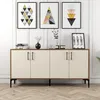 Image de Skye Decor, Kiev 160 - Walnut, Cream, Konsole, Nussbaum, 100 % MELAMINBESCHICHTETETETE SPANPLATTEN, 160 x 35 x 78 cm