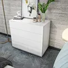 Image de Skye Decor, Lines- Lines CAN, blanc, commodes, 81,6x90x45 cm, 100% panneau de particules mélaminé