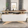 Image de Skye Decor, Stor - Chêne, Blanc, Commode, Buffet, Chêne, 150 x 75 x 43 cm