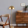 Image de Opviq, lampadaire haut de gamme en métal, doré, 40 x 40 x 154 cm | IP20, douille E27, 40 W max. | Design élégant pour les intérieurs modernes, les hôtels et les espaces raffinés.