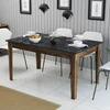 Image de Skye Decor, Milan- Milan 518 HCT, couleur noyer, noir, tables basses, 75x145x88 cm, panneau de particules 100 % mélaminé